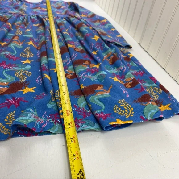Hanna Anderson‎ x Disney Live-Action Cartoon Ariel Little Mermaid Dress Sz 12 - Picture 12 of 13